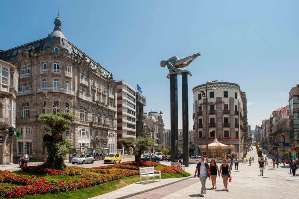 Ferienwohnung Vivienda Proxima A La Puerta Del Sol Vigo Exterior foto